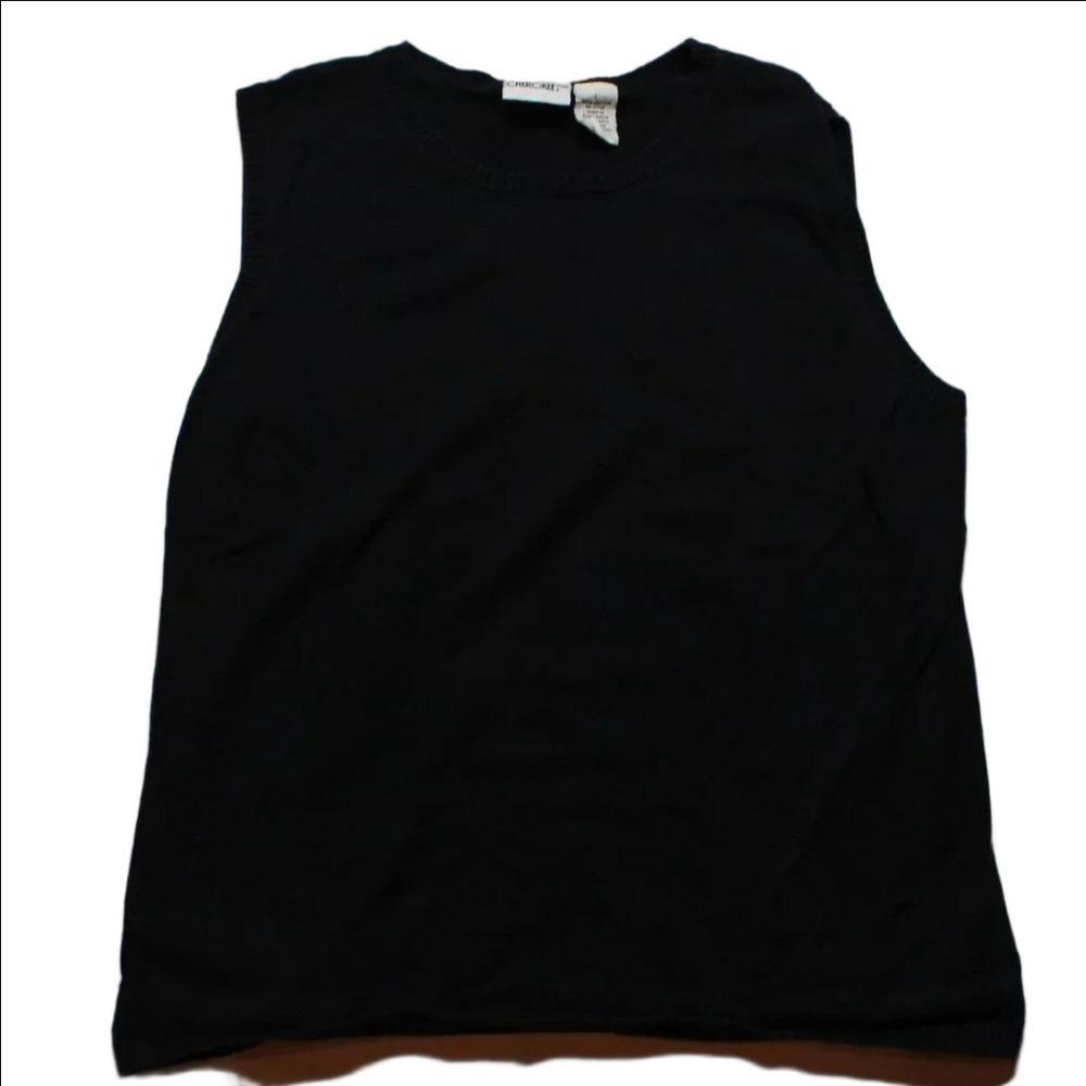 Black Cherokee Sweater Tank Top